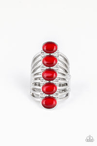 Cat's Eye,Red,Ring Wide Back,BLING Your Heart Out Red