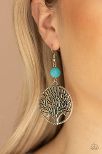 Blue,Earrings Fish Hook,Bountiful Branches Blue ✧ Earrings