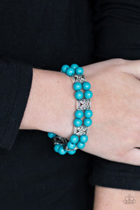 Blue,Bracelet Stretchy,Daisy Debutante Blue  ✧ Bracelet
