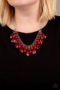 Necklace Short,Red,Endless Effervescence Red ✨ Necklace