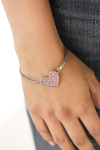 Bracelet Clasp,Hearts,Light Pink,Mother,Pink,Valentine's Day,Heart-Stopping Shimmer Pink  ✧ Bracelet