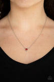 Heartbeat Bling Red ✧ Necklace Short