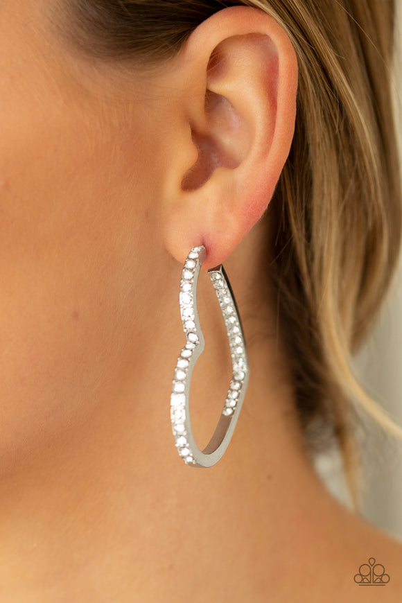 Heartbreaker White ✧ Post Earrings Post Earrings