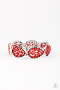 Bracelet Stretchy,Red,Heirloom Hunter Red  ✧ Bracelet
