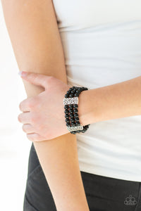 Black,Bracelet Stretchy,Ritzy Ritz Black ✧ Bracelet