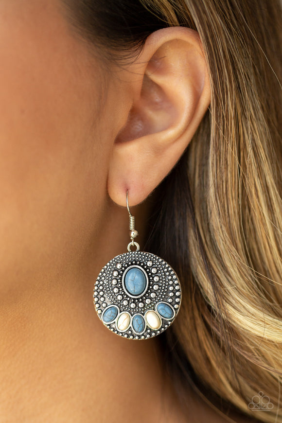 Sandstone Paradise Blue ✧ Earrings Earrings
