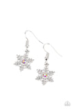 Iridescent Snowflake Starlet Shimmer Earrings SS Earring