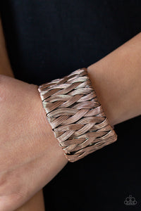 Bracelet Cuff,Copper,Take It or WEAVE It Copper ✧ Bracelet