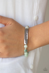 Bracelet Stretchy,Faith,Green,Trust Always Green ✧ Bracelet