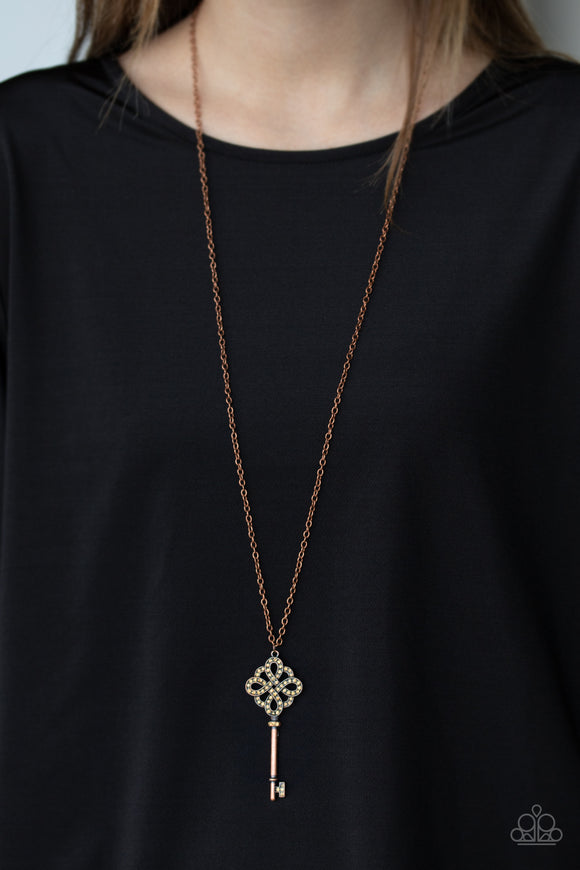 Unlocked Copper ✨ Necklace Long