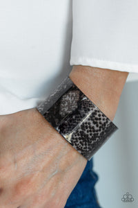 Animal Print,Black,Bracelet Acrylic,Bracelet Cuff,Vogue Revamp Black ✧ Bracelet