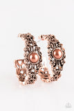 Exquisite Expense Copper ✧ Hoop Earrings Hoop Earrings