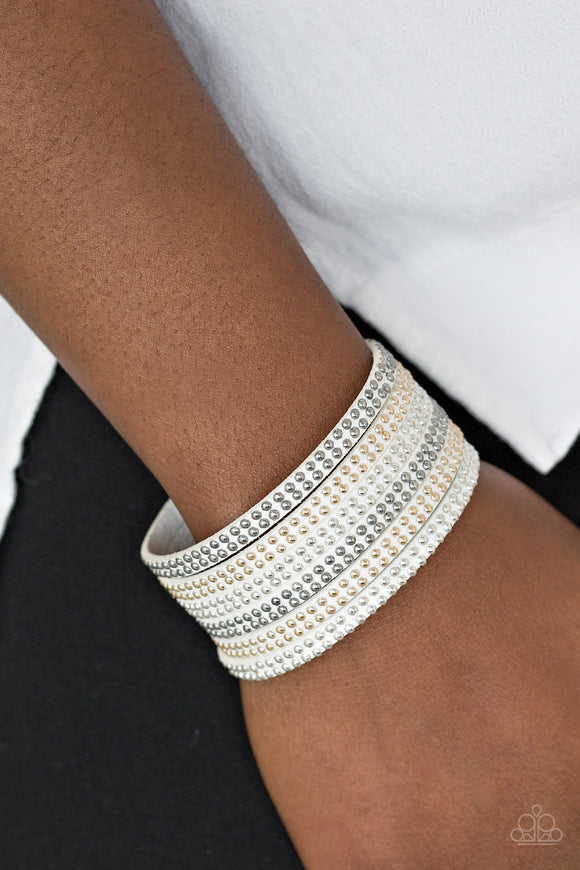 Fight Fire With Fire White Sparkle Wrap