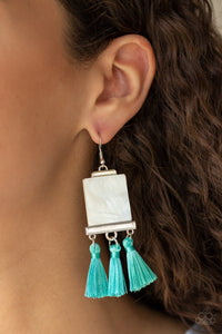 Blue,Earrings Fish Hook,Earrings Fringe,Earrings Tassel,Tassel Retreat Blue ✧ Tassel Earrings Earrings