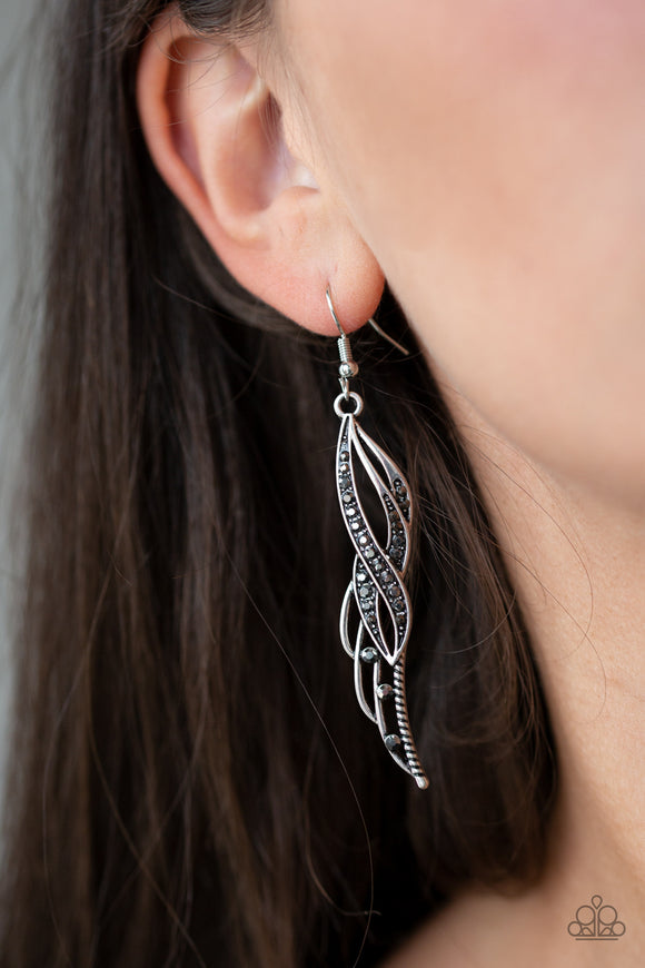 Let Down Your Wings Silver ✧ Earrings Earrings