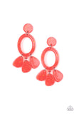 Sparkling Shores Orange ✧ Acrylic Post Earrings Post Earrings