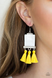 Tassel Retreat Yellow ✧ Tassel Earrings Earrings