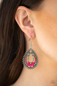 Earrings Fish Hook,Pink,Atta-Gala Pink ✧ Earrings