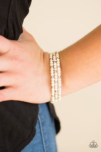 Bracelet Coil,White,Stone Paradise White ✧ Bracelet