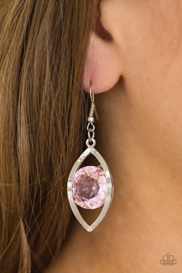 3.91ct GIA Pink Pear Diamond Drop Earrings – Rare Colors