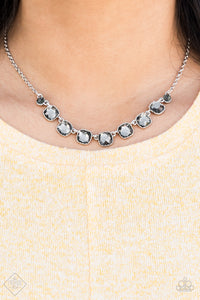 Black,Fiercely 5th Avenue,Necklace Short,Deluxe Luxe Silver ✧ Necklace