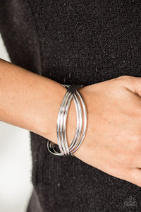 Bracelet Cuff,Silver,Fashion Scene Silver  ✧ Bracelet
