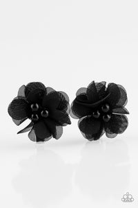 Black,Flower Clip,Mini Marmalade Black ✧ Flower Hair Clip