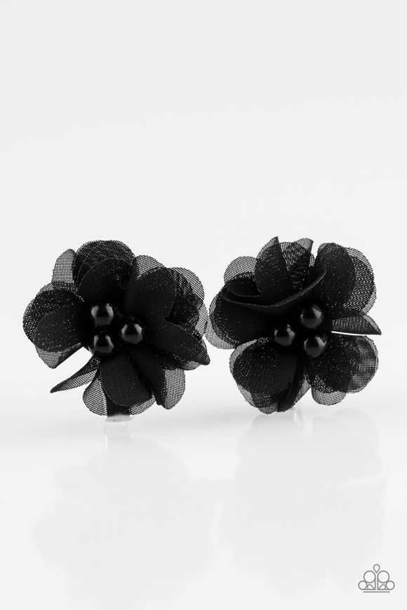 Mini Marmalade Black ✧ Flower Hair Clip Flower Hair Clip Accessory