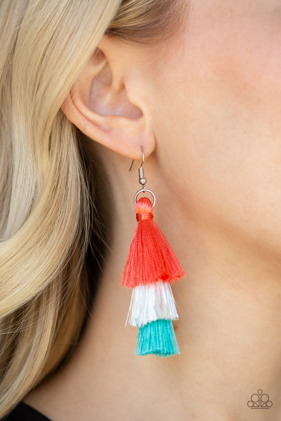 Hold On To Your Tassel! Orange ✧ Tassel Earrings Earrings