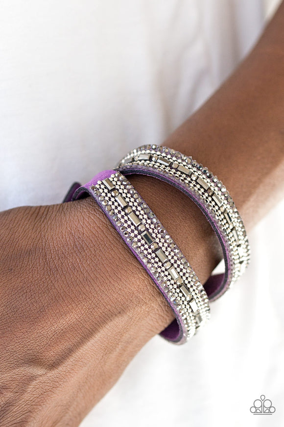 Shimmer and Sass Purple Sparkle Wrap