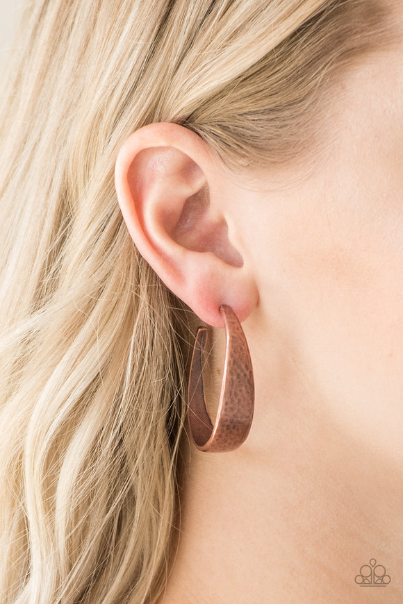 HOOP and Holler Copper ✧ Hoop Earrings Hoop Earrings