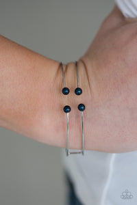 Blue,Bracelet Cuff,Delicately Demure Blue  ✧ Bracelet
