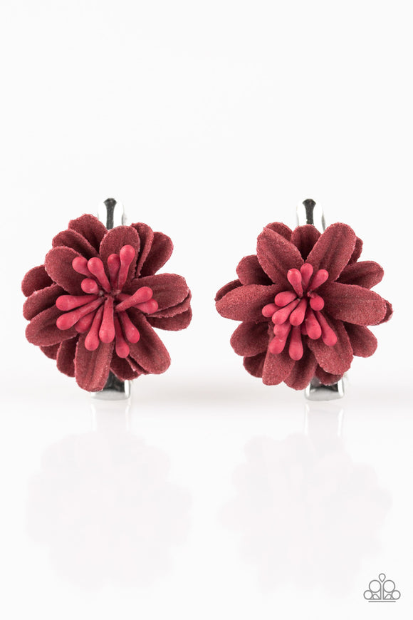The Love BUD Red ✧ Flower Hair Clip Flower Hair Clip Accessory