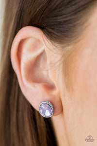 Earrings Post,Purple,Stunning Shine Purple ✧ Post Earrings