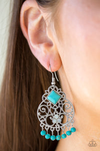 Blue,Earrings Fish Hook,Western Wonder Blue ✧ Earrings