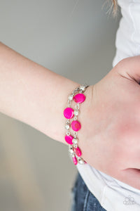Bracelet Clasp,Pink,One BAY At A Time Pink ✧ Bracelet