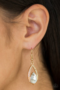Earrings Fish Hook,Gold,Gatsby Grandeur Gold ✧ Earrings