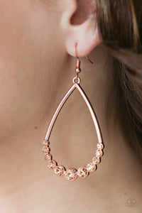 Copper,Earrings Fish Hook,Dipped In Diamonds Copper ✧ Earrings