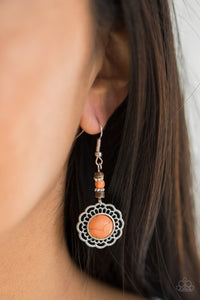 Earrings Fish Hook,Orange,Desert Bliss Orange ✧ Earrings