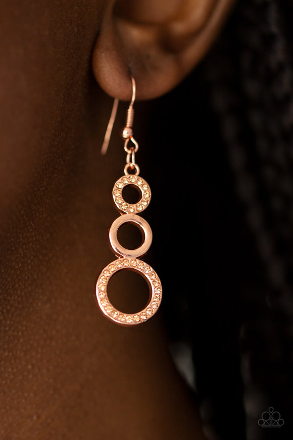 Bubble Bustle Copper ✧ Earrings Earrings