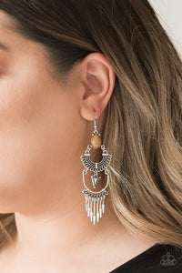 Brown,Earrings Fish Hook,Progressively Pioneer Brown ✧ Earrings