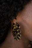 Haute Savannah Brown ✧ Acrylic Hoop Earrings Hoop Earrings