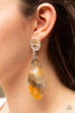 A HAUTE Commodity Yellow ✧ Acrylic Post Earrings Earrings