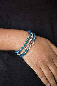 Blue,Bracelet Stretchy,Mother,Immeasurably Infinite Blue  ✧ Bracelet