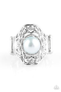 Blue,Ring Wide Back,Pearl Princess Blue ✧ Ring
