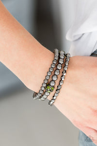 Bracelet Stretchy,Green,Noticeably Noir Green ✧ Bracelet