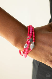 Bracelet Stretchy,Mother,Pink,Valentine's Day,Really Romantic Pink ✧ Bracelet