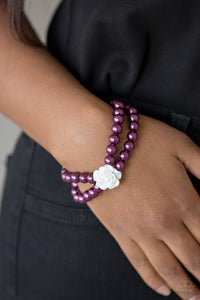 Bracelet Stretchy,Purple,Posh and Posy Purple ✧ Bracelet