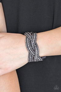 Gray,Hematite,Silver,Suede,Urban Sparkle Wrap,Bring On The Bling Silver ✧ Urban Wrap