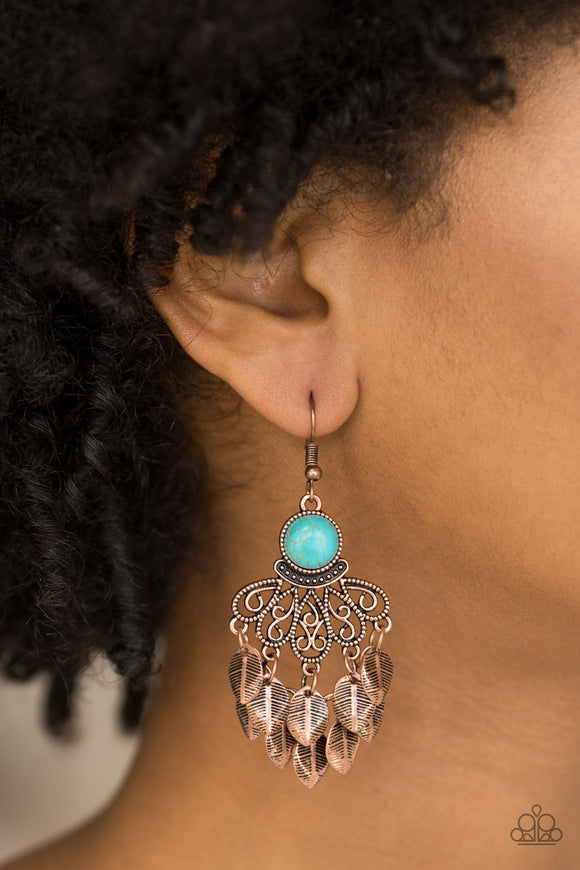 A Bit On The Wildside Copper ✧ Earrings Earrings